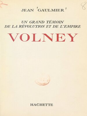 cover image of Volney